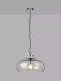 John Lewis Cartmel textured glass pendant ceiling light, imported from the UK