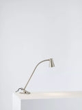 John Lewis clip table lamp chrome finish, imported from the UK