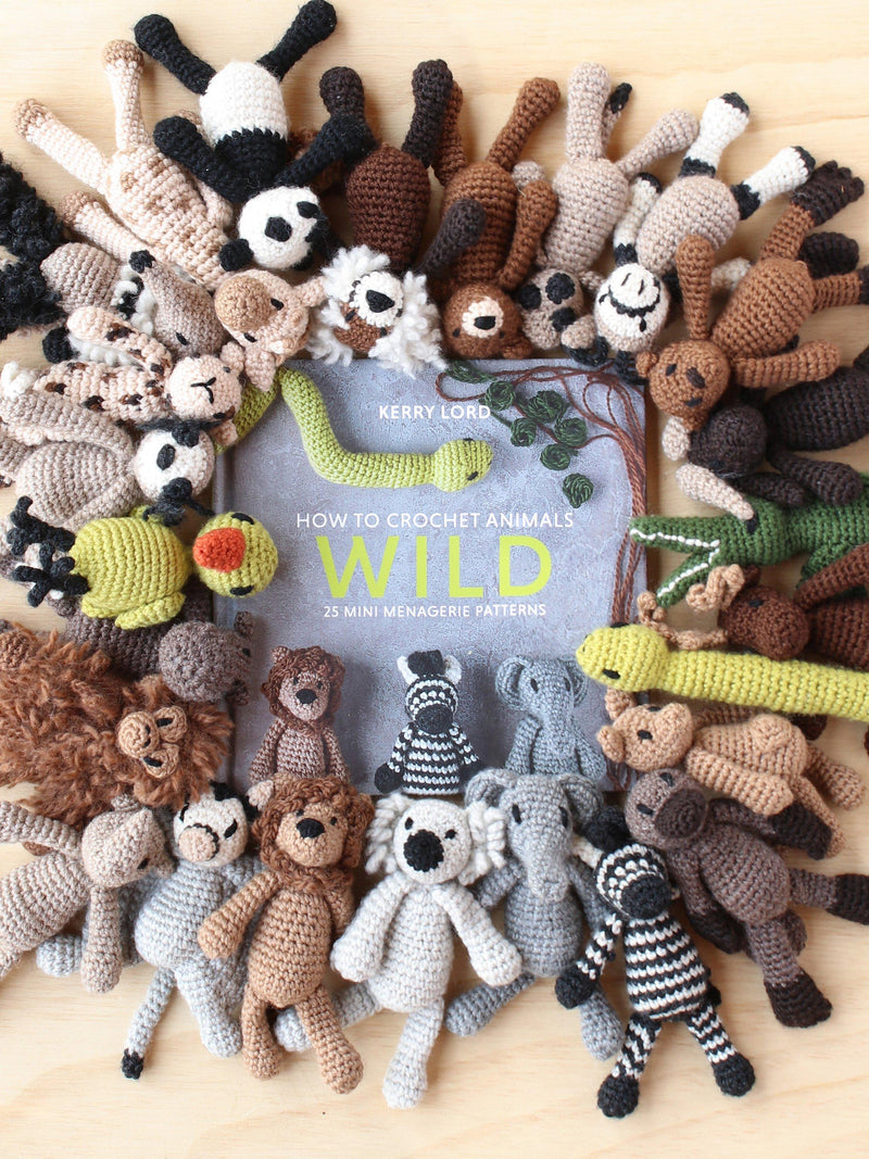 TOFT WILD crochet pattern book 25 animals - British product