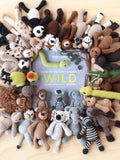 TOFT WILD crochet pattern book 25 animals - British product