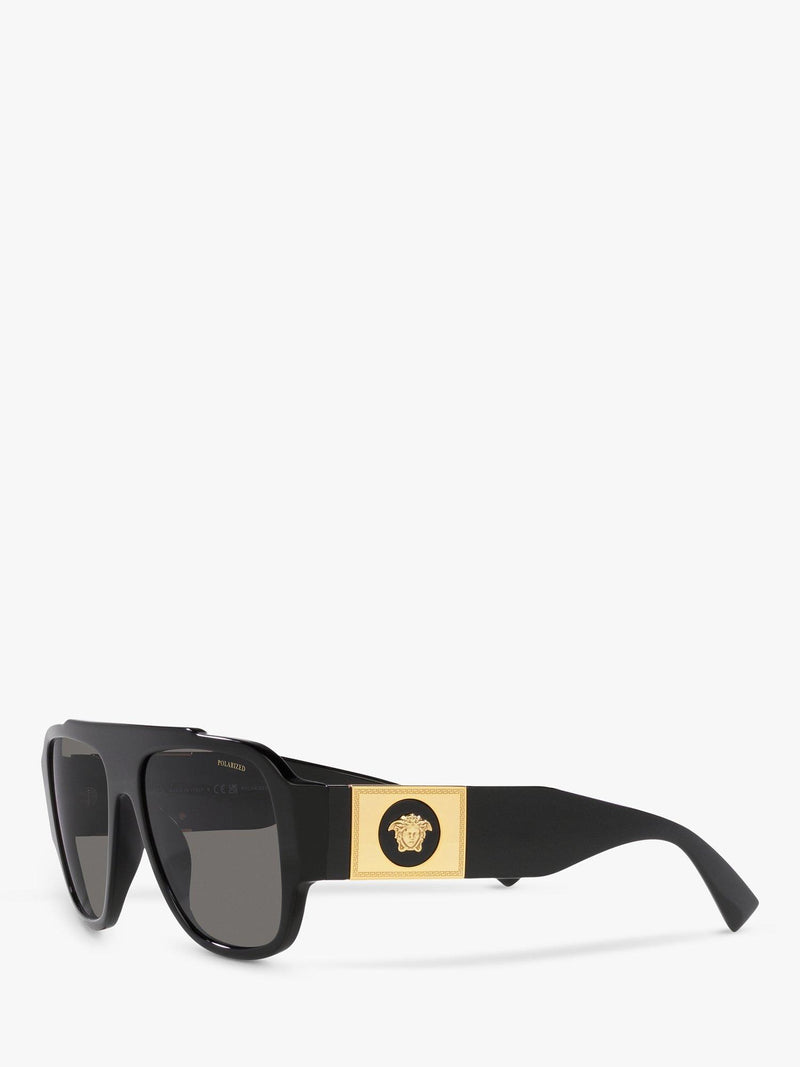 Versace Men's Polarised Pillow Sunglasses, UK version