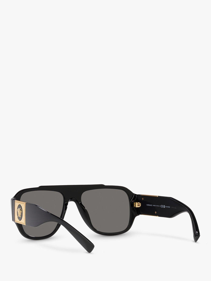 Versace Men's Polarised Pillow Sunglasses, UK version