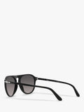 Persol aviator polarised sunglasses black grey gradient, UK version