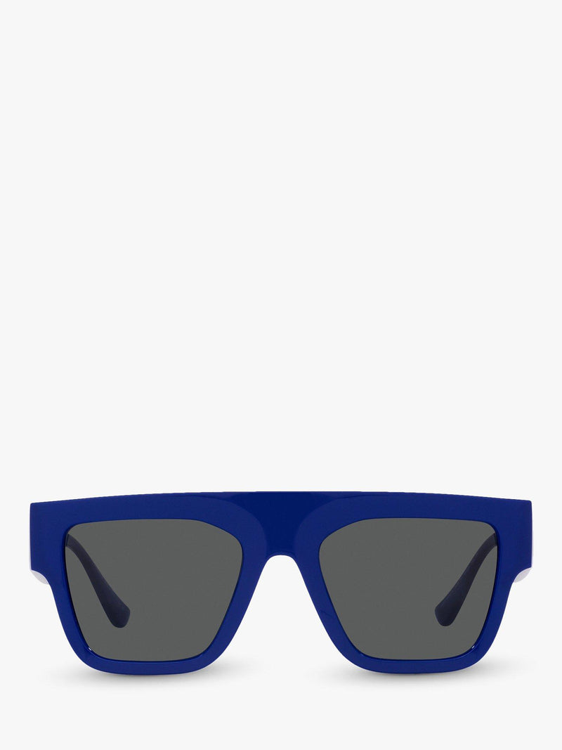 Versace rectangular sunglasses men's black frame, UK version