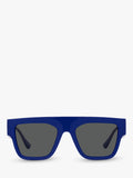 Versace rectangular sunglasses men's black frame, UK version