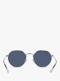 Ray-Ban Junior Jack Sunglasses Silver/Blue, imported from the UK