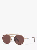 Ray-Ban Jack II titanium irregular sunglasses (British brand)