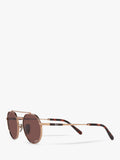 Ray-Ban Jack II titanium irregular sunglasses (British brand)