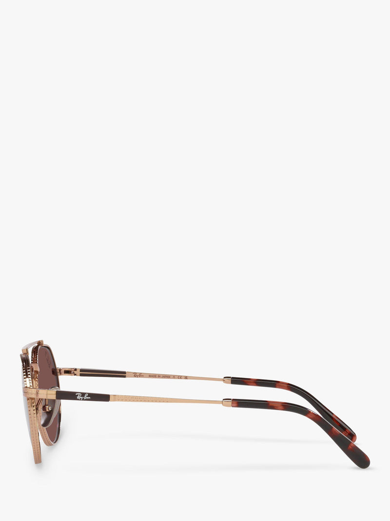 Ray-Ban Jack II titanium irregular sunglasses (British brand)