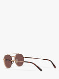 Ray-Ban Jack II titanium irregular sunglasses (British brand)