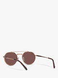 Ray-Ban Jack II titanium irregular sunglasses (British brand)