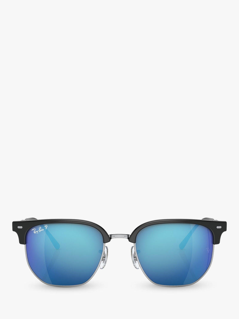 Ray-Ban RB8265 irregular sunglasses black silver, imported from the UK