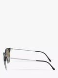 Ray-Ban RB8265 irregular sunglasses black silver, imported from the UK