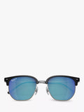 Ray-Ban RB8265 irregular sunglasses black silver, imported from the UK