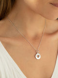 Recognised sterling silver heart pendant necklace - British product