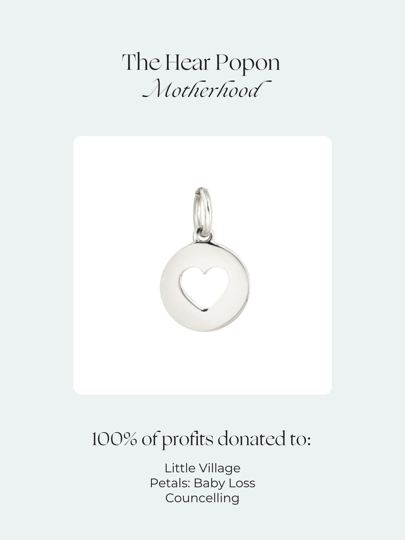 Recognised sterling silver heart pendant necklace - British product