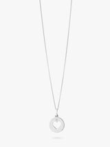 John Lewis Recognised Heart Popon Pendant Necklace Sterling Silver Adjustable Chain 16-20 Inches- Buy online at McGrocer