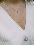 Recognised pearl pendant necklace sterling silver freshwater pearl - British product