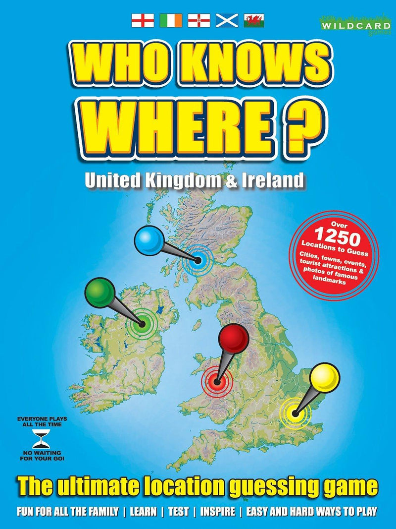 Educational board game for UK and Ireland geography (British brand)