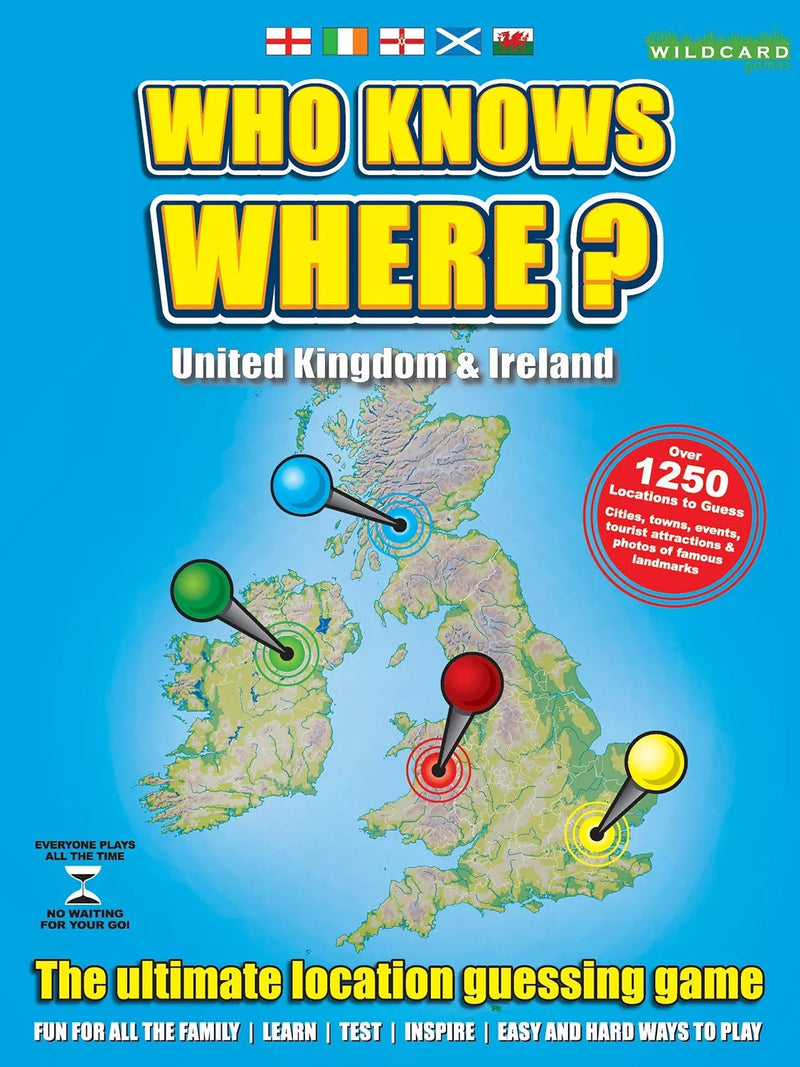 Educational board game for UK and Ireland geography (British brand)