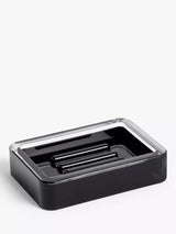 John Lewis John Lewis Block Stripe Soap Dish Plastic Bathroom Accessory- Buy online at McGrocer