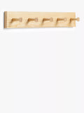 John Lewis Shaker 5 Hook Hanging Rack FSC ash wood (British brand)