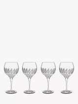 John Lewis Luigi Bormioli Diamante Gin Balloon Glasses, Set of 4, 650ml- Buy online at McGrocer