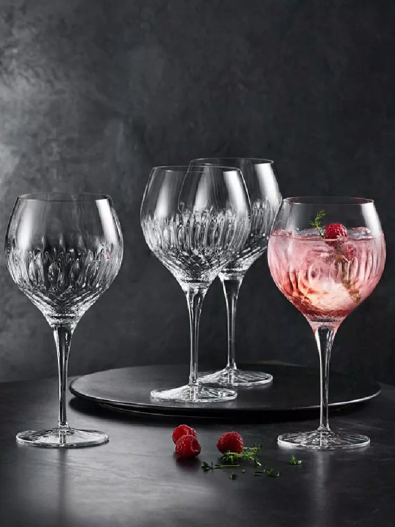Luigi Bormioli gin balloon glasses set of 4 650ml - British product