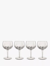 John Lewis Luigi Bormioli Mixology Gin Balloon Glass Set of 4, 800ml, Clear- Buy online at McGrocer