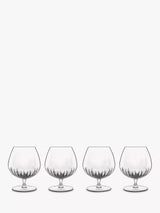 John Lewis Luigi Bormioli Mixology Cognac Glass, Set of 4, 465ml, Clear- Buy online at McGrocer
