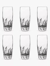 John Lewis Luigi Bormioli Mixology Highball Glasses, Set of 6, 435ml, Clear- Buy online at McGrocer