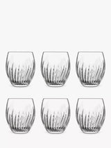 John Lewis Luigi Bormioli Mixology Glass Tumblers Set of 6 500ml Clear- Buy online at McGrocer