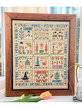 Historical Sampler Company Our Year cross stitch sampler kit (British brand)