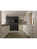 Abode stainless steel kitchen tap with single lever and pull-around head, 670mm high - British product