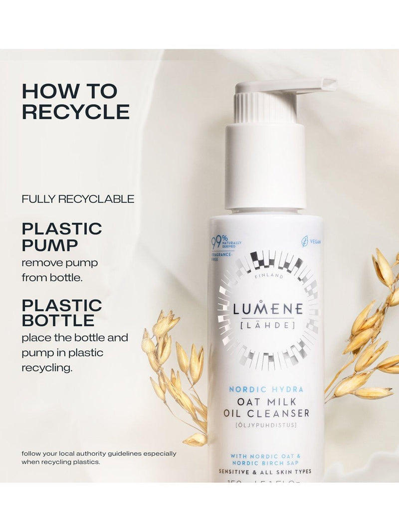 Lumene Lahde Nordic Hydra Oat Milk Cleanser 150ml, UK version