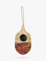 John Lewis Wildlife World Shesali Artisan Wild Bird Nester Multi Coloured Oval House- Buy online at McGrocer