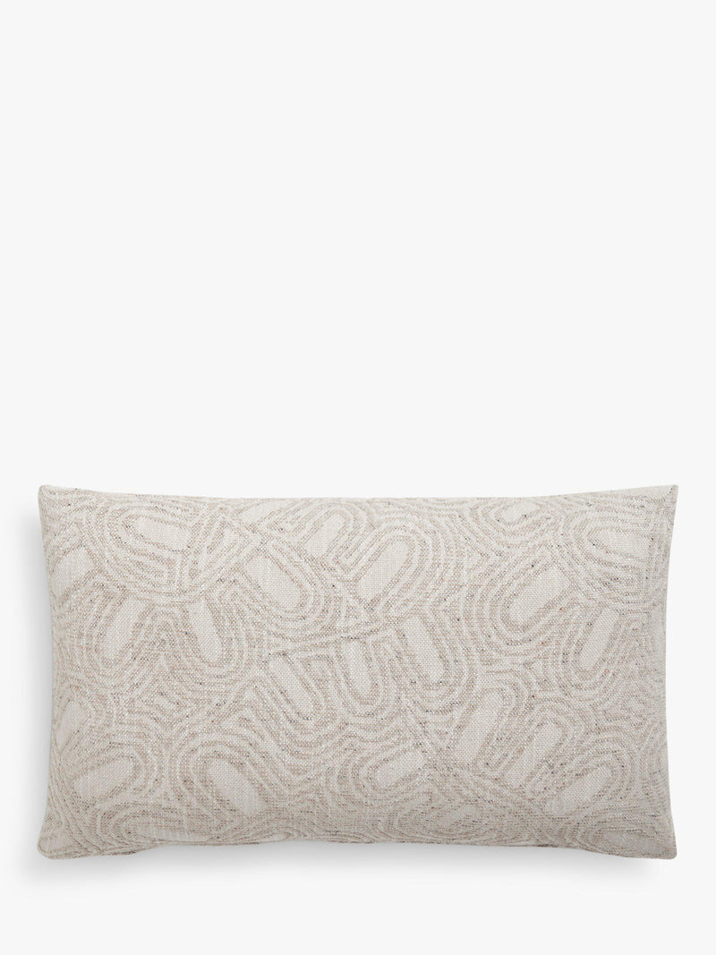 John Lewis Carve cushion with geometric loop design, UK version