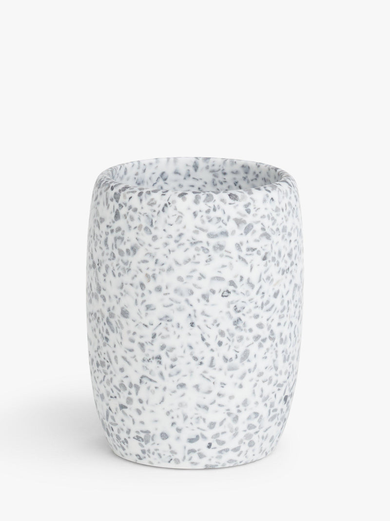 John Lewis terrazzo look bathroom tumbler, UK version