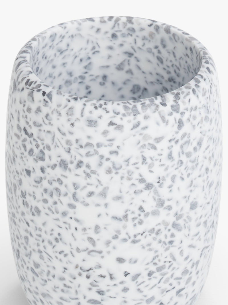 John Lewis terrazzo look bathroom tumbler, UK version