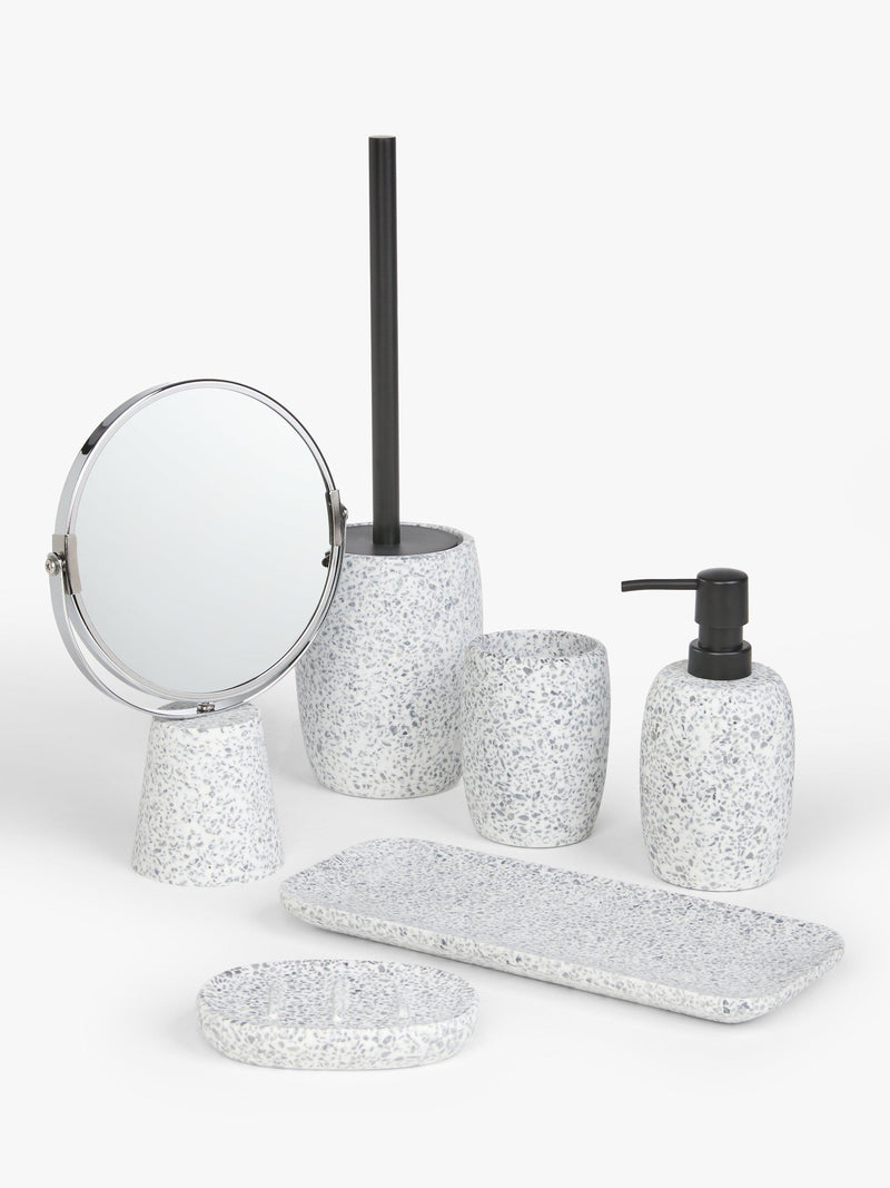 John Lewis terrazzo look bathroom tumbler, UK version