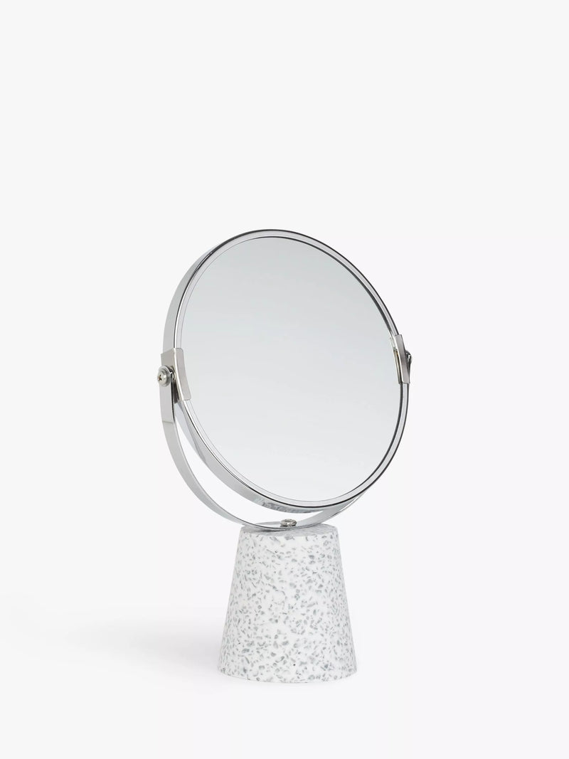 John Lewis terrazzo pedestal mirror freestanding bathroom (British brand)