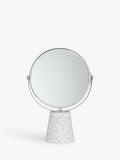 John Lewis terrazzo pedestal mirror freestanding bathroom (British brand)