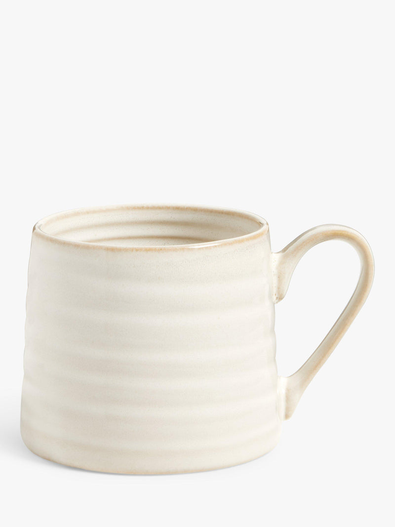 John Lewis coffee mug white 337ml, UK version