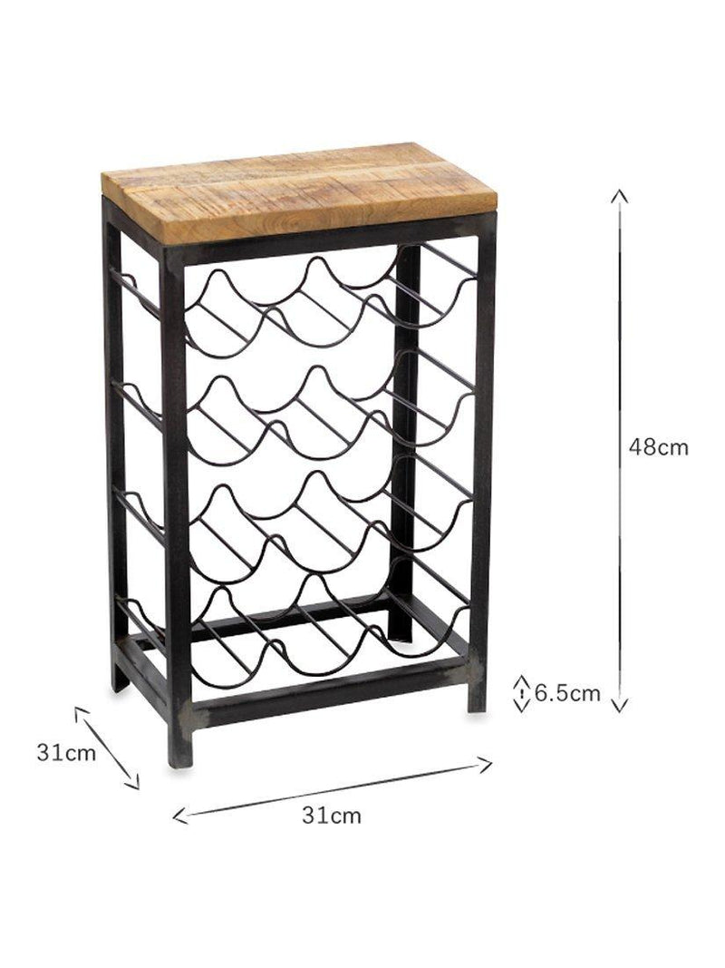 nkuku Obra wine rack 12 bottle, imported from the UK