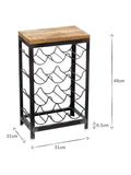 nkuku Obra wine rack 12 bottle, imported from the UK