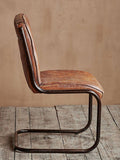 nkuku Narwana desk chair aged tan leather, UK version