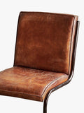 nkuku Narwana desk chair aged tan leather, UK version