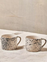 John Lewis Nkuku Ama Splatter Mug Set of 2, White, 200ml- Buy online at McGrocer