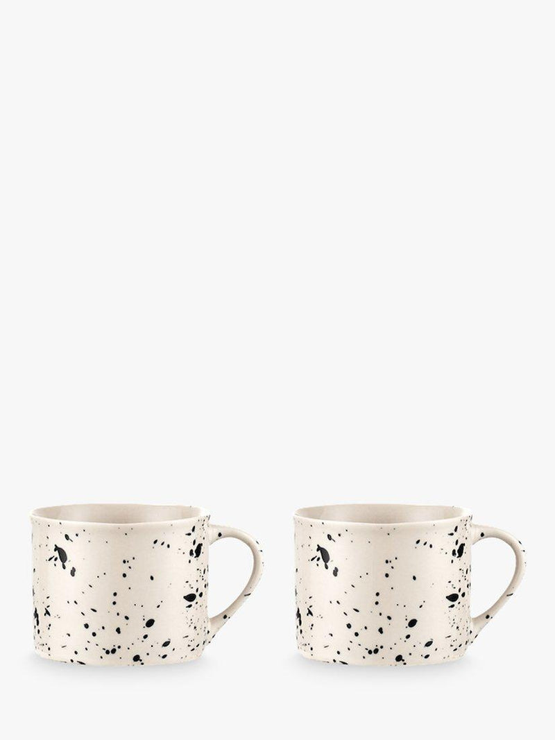 Nkuku splatter mugs set 200ml - British product