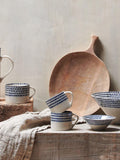nkuku indigo drop ceramic mug set 200ml UK version